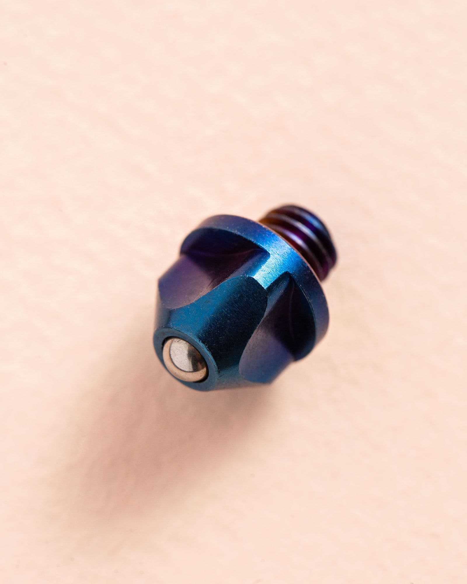 Стеклобой с металлическим шариком для Microtech MGB-02BL (синий)