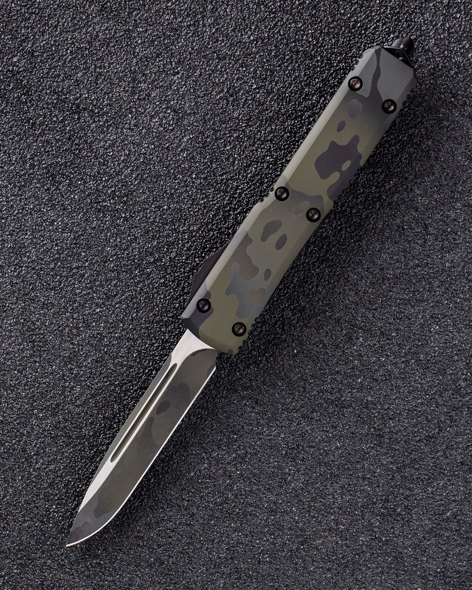 Автоматический складной нож SteelBro Ultratech S/E Standart Black CAMO VG-10 121-1BСS (черный-камуфляж)